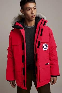 Chamarras Canada Goose Hombre Outlet - Expedition Abrigos Rojos DE9780126